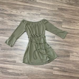 Dynamite off the shoulder dress